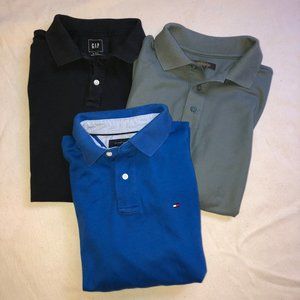 3 Men's polo shirts - Medium - short sleeve